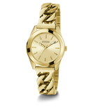 GUESS Ladies Gold Tone Analog Watch