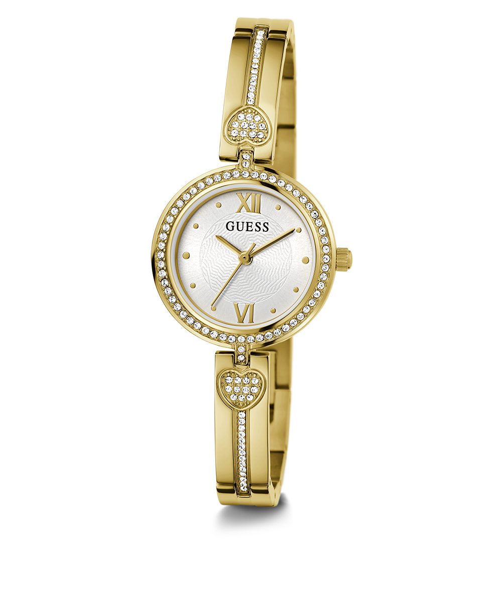 GUESS Ladies Gold Tone Analog Watch