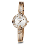 GUESS Ladies Rose Gold Tone Analog Watch