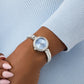Gb Lovey Women Quartz Blue Dial Analog Stainless Steel GW0655L4