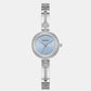 Gb Lovey Women Quartz Blue Dial Analog Stainless Steel GW0655L4