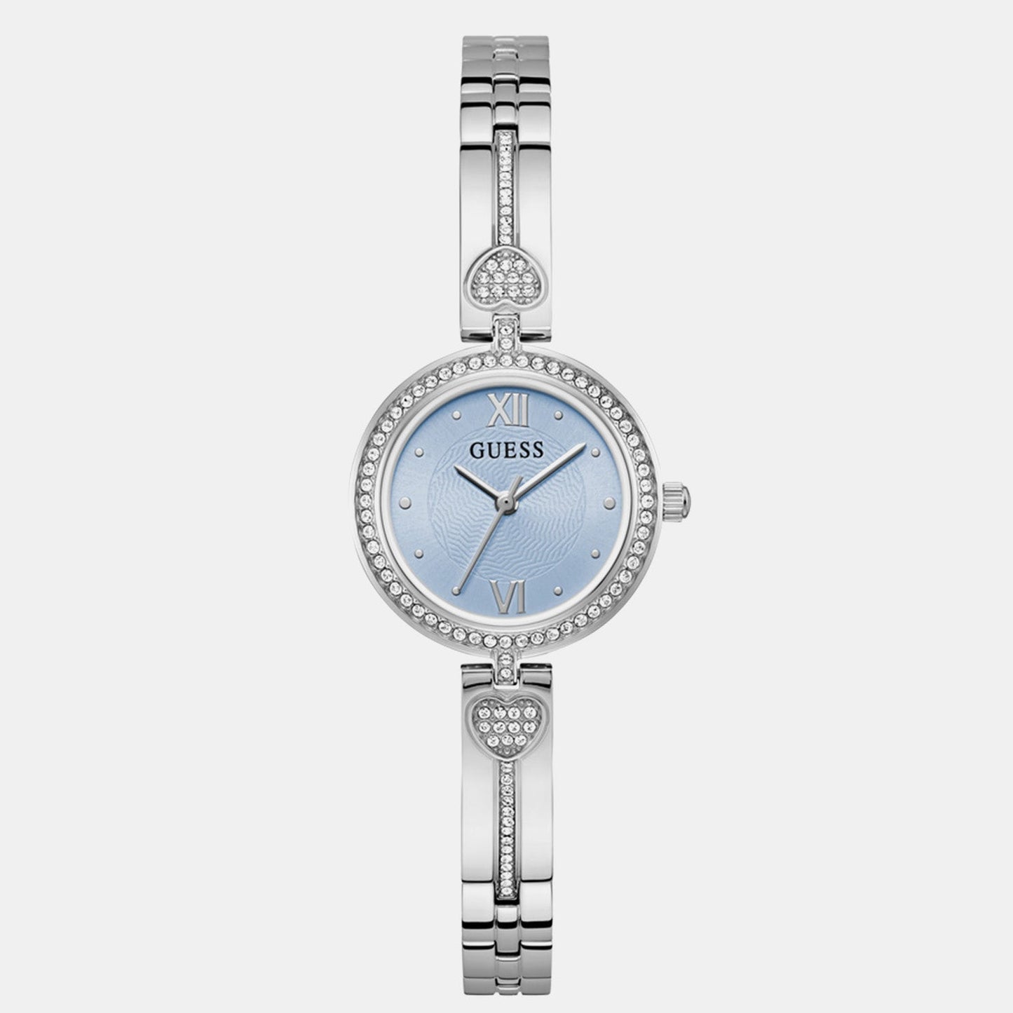 Gb Lovey Women Quartz Blue Dial Analog Stainless Steel GW0655L4 - Guess watch - Image 4