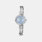 Gb Lovey Women Quartz Blue Dial Analog Stainless Steel GW0655L4