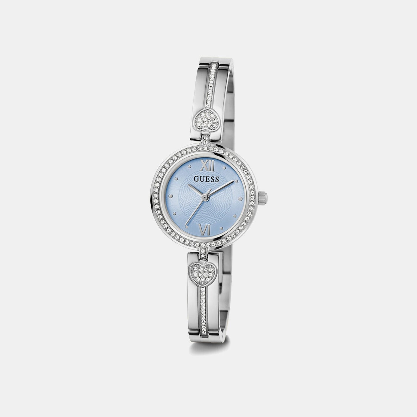 Gb Lovey Women Quartz Blue Dial Analog Stainless Steel GW0655L4