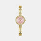 Gb Lovey Women Quartz Pink Dial Analog Stainless Steel GW0655L5