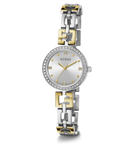 GUESS Ladies 2-Tone Silver Tone Analog Watch