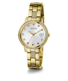 GUESS Ladies Gold Tone Date Watch