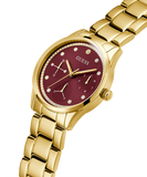 GUESS Ladies Gold Tone Multi-function Watch
