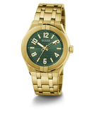 GUESS Mens Gold Tone Analog Watch