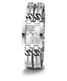 GUESS Ladies Silver Tone Analog Watch