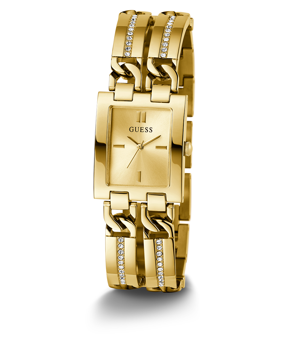 GUESS Ladies Gold Tone Analog Watch