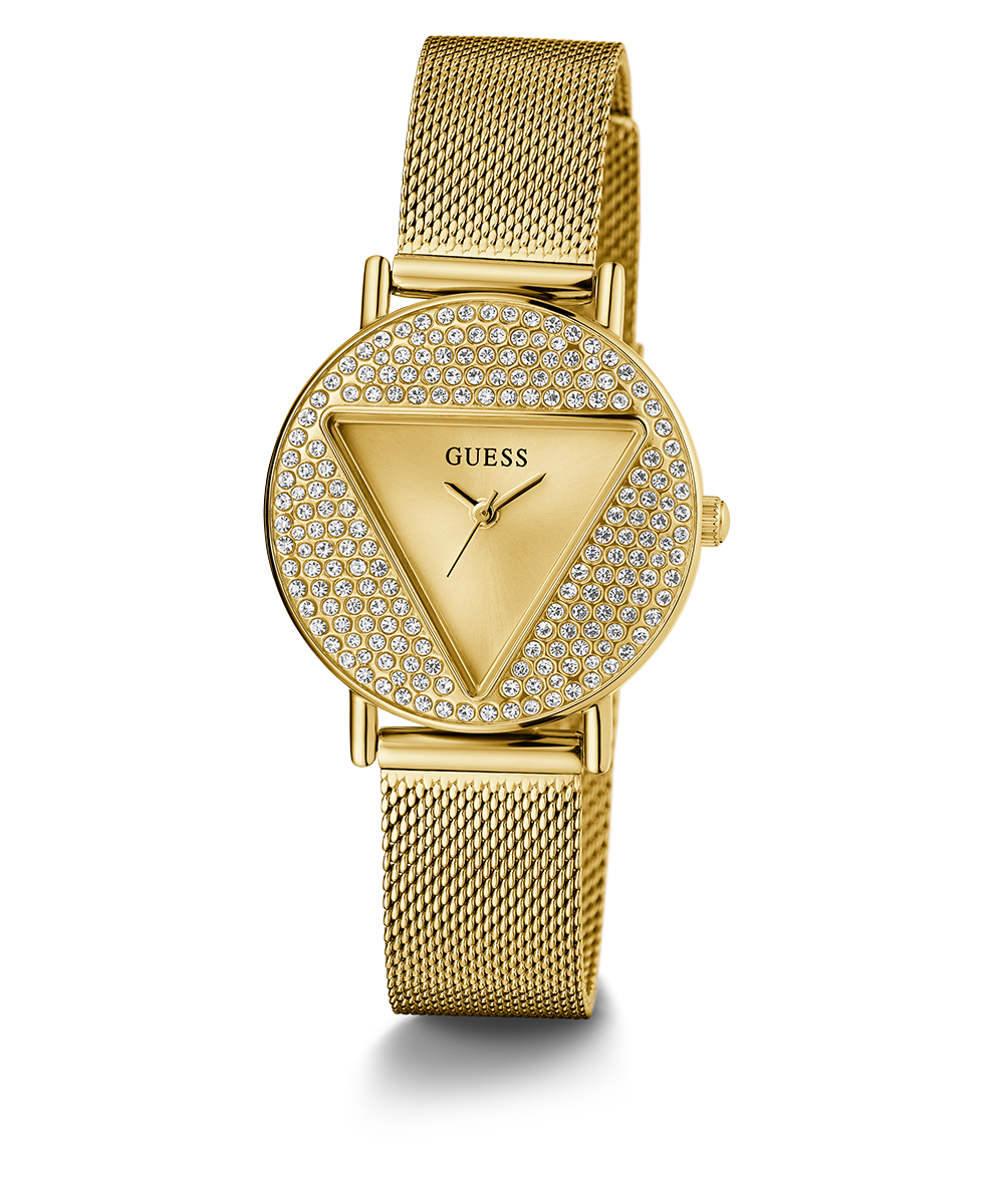 GUESS Ladies Gold Tone Analog Watch