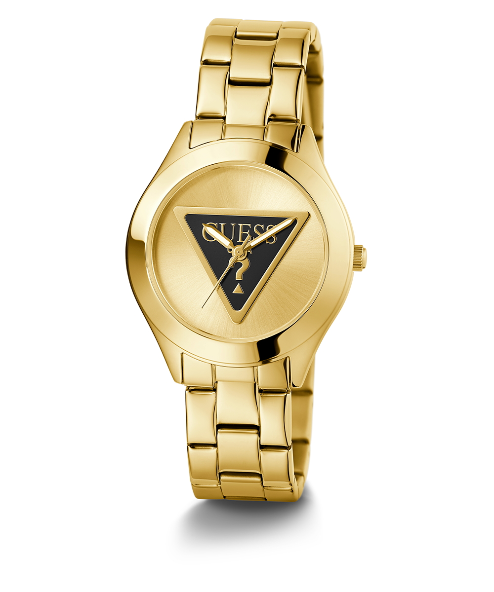 GUESS Ladies Gold Tone Analog Watch