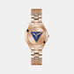 Trend Women Quartz Pink Dial Analog Stainless Steel Watch GW0675L3