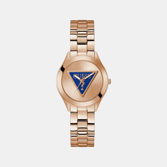 Trend Women Quartz Pink Dial Analog Stainless Steel Watch GW0675L3
