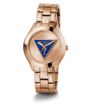 GUESS Ladies Rose Gold Tone Analog Watch