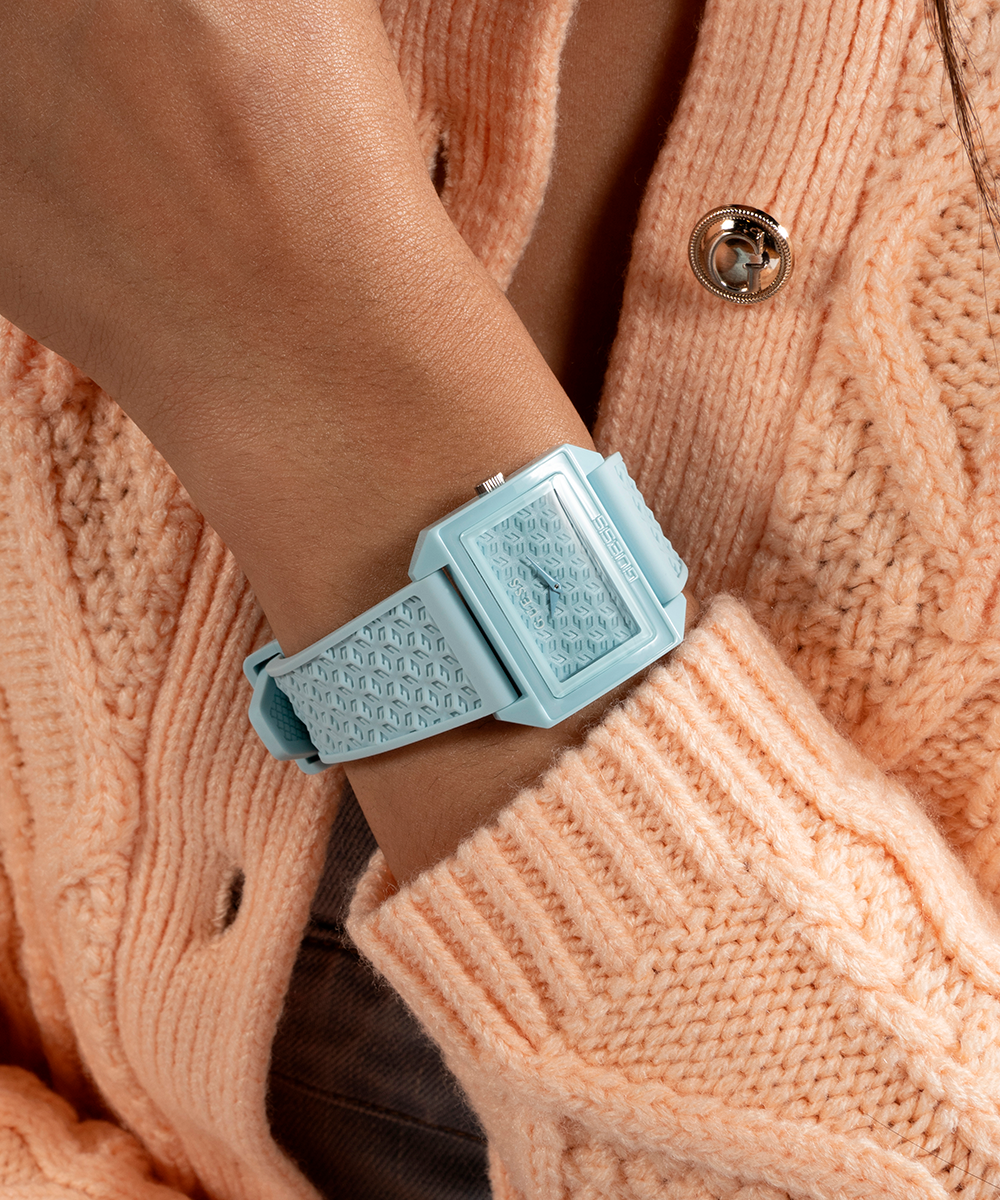 GUESS Ladies Blue Analog Watch