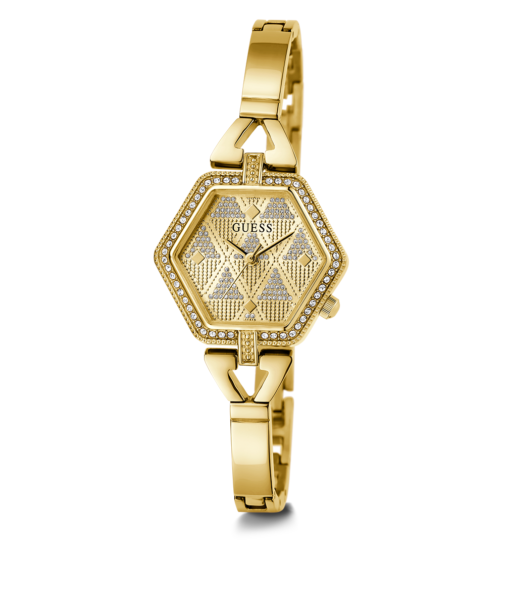GUESS Ladies Gold Tone Analog Watch