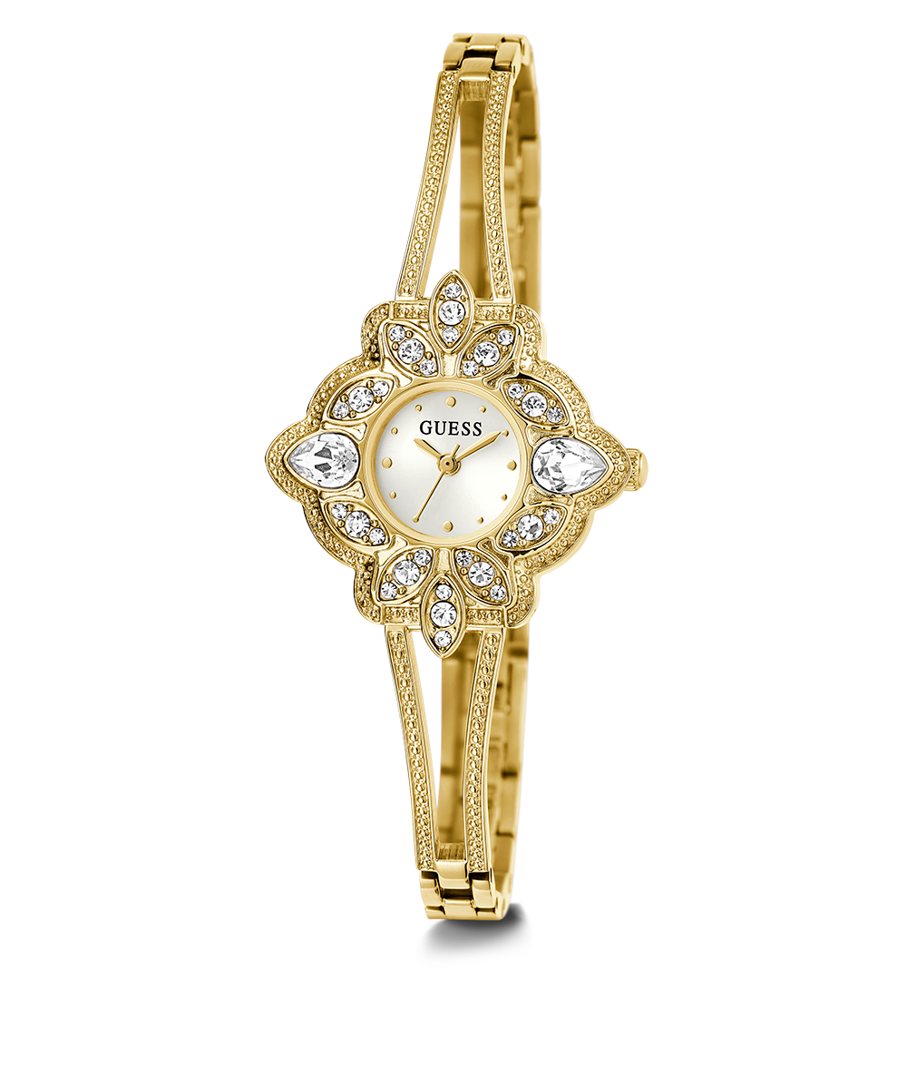 GUESS Ladies Gold Tone Analog Watch