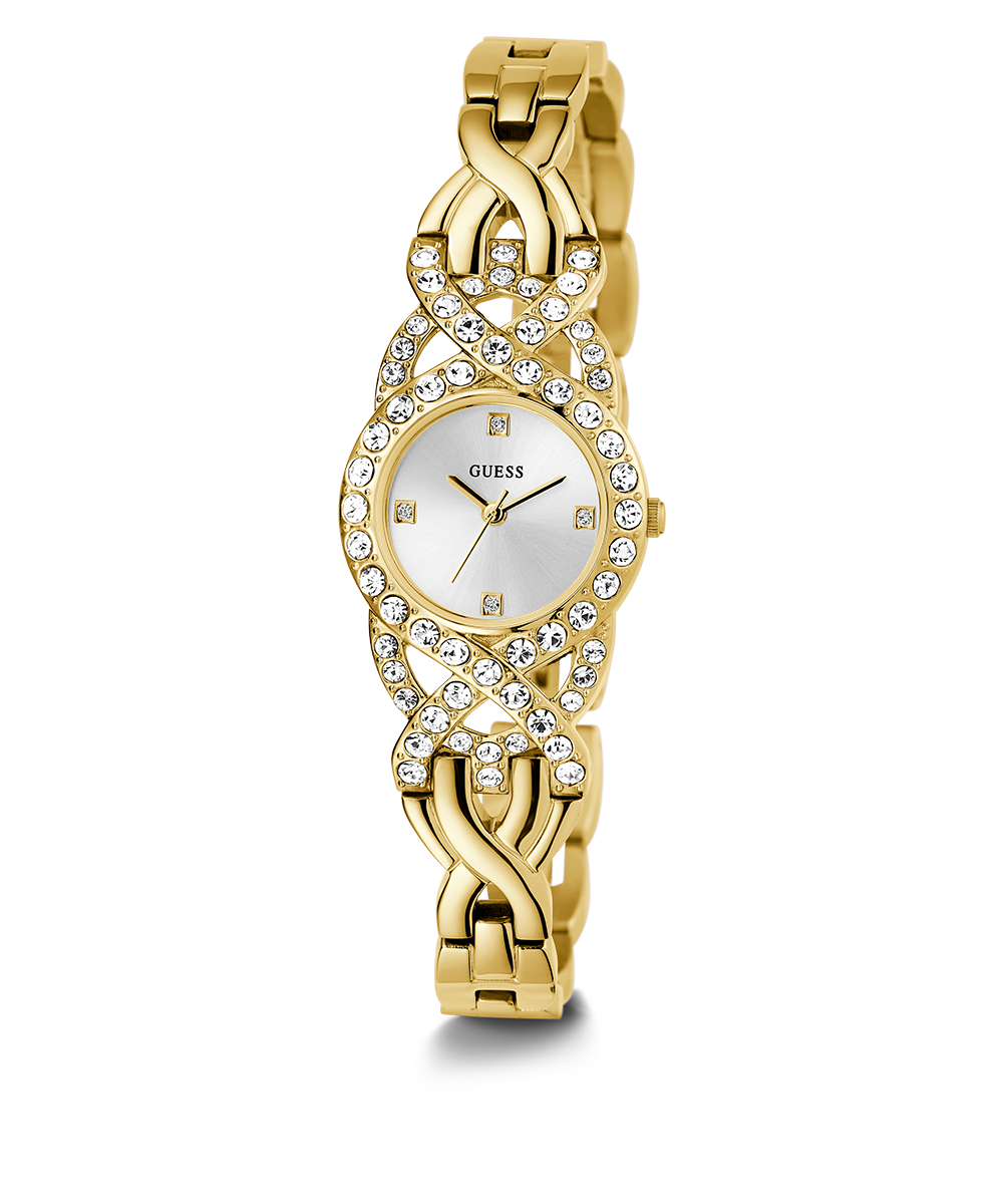 GUESS Ladies Gold Tone Analog Watch