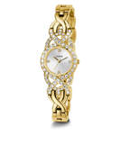 GUESS Ladies Gold Tone Analog Watch