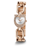 GUESS Ladies Rose Gold Tone Analog Watch