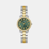 Gd Fawn Women Quartz Green Dial Analog Stainless Steel GW0686L2