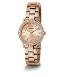 GUESS Ladies Rose Gold Tone Analog Watch