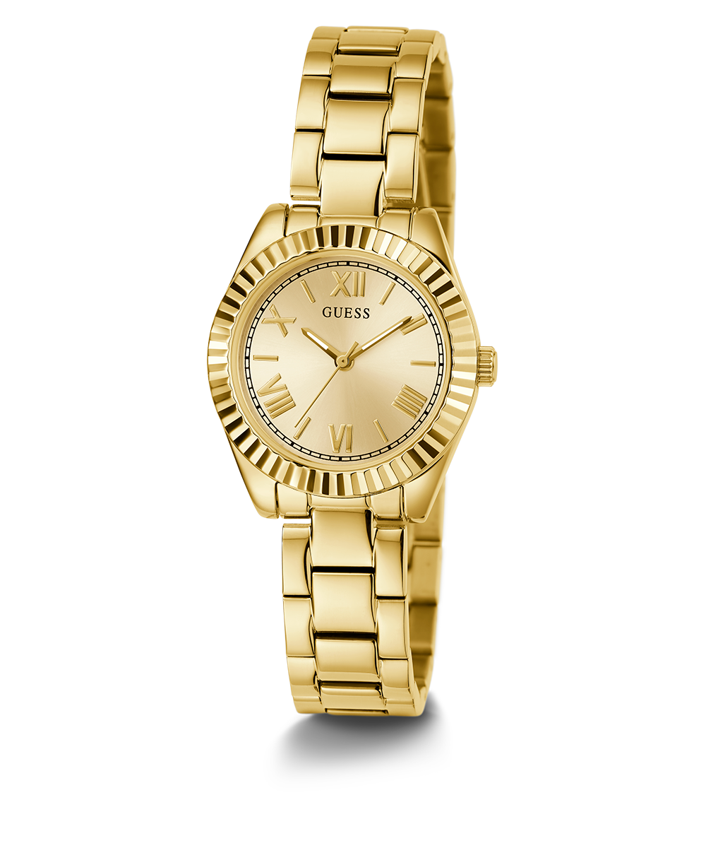 GUESS Mini Luna Ladies Gold Tone Analog Watch