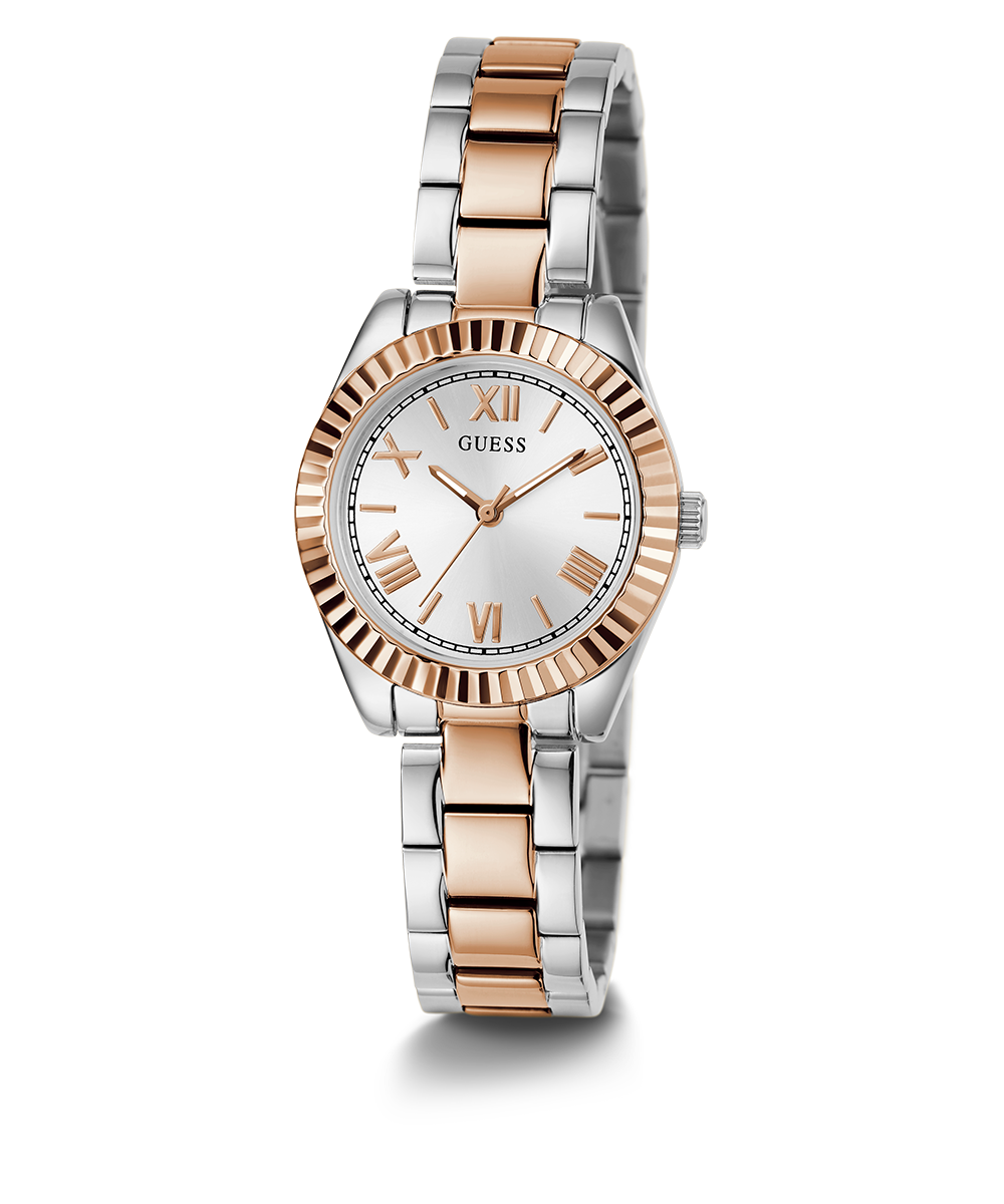 GUESS Mini Luna Ladies 2-Tone Analog Watch