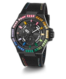 GUESS Mens Black Multi-function Watch