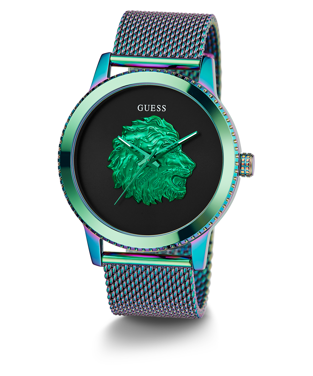 GUESS Mens Iridescent Analog Watch