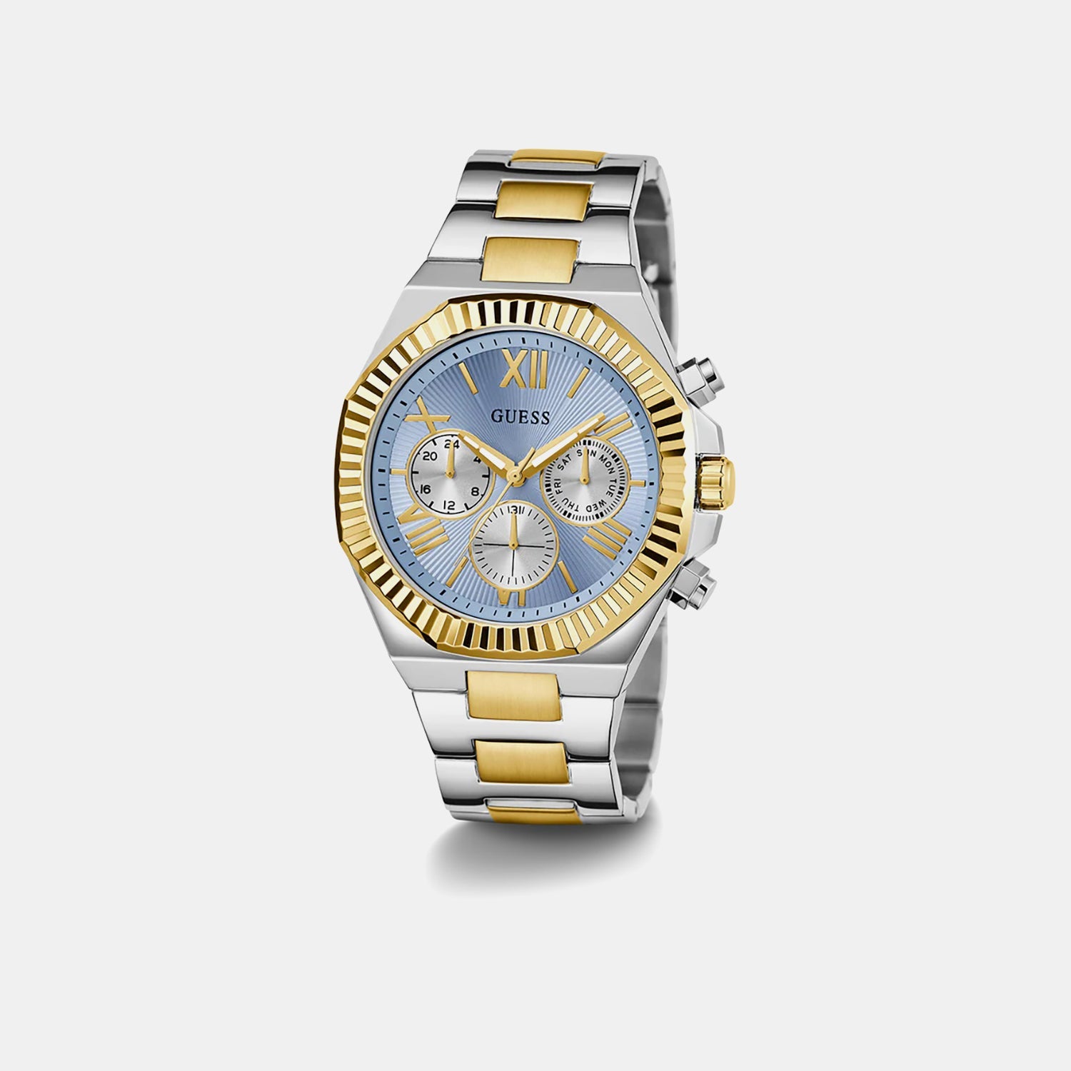 Gd Equity Men Quartz Blue Dial Analog Stainless Steel GW0703G3 - Guess watch - Image 2