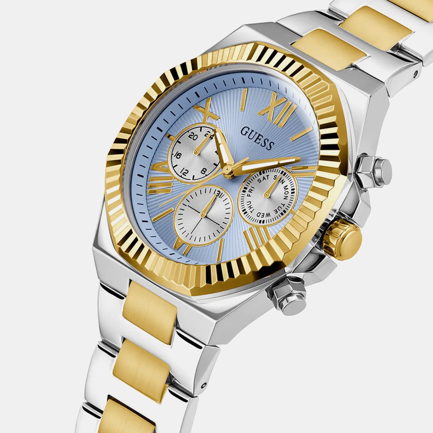 Gd Equity Men Quartz Blue Dial Analog Stainless Steel GW0703G3 - Guess watch - Image 3