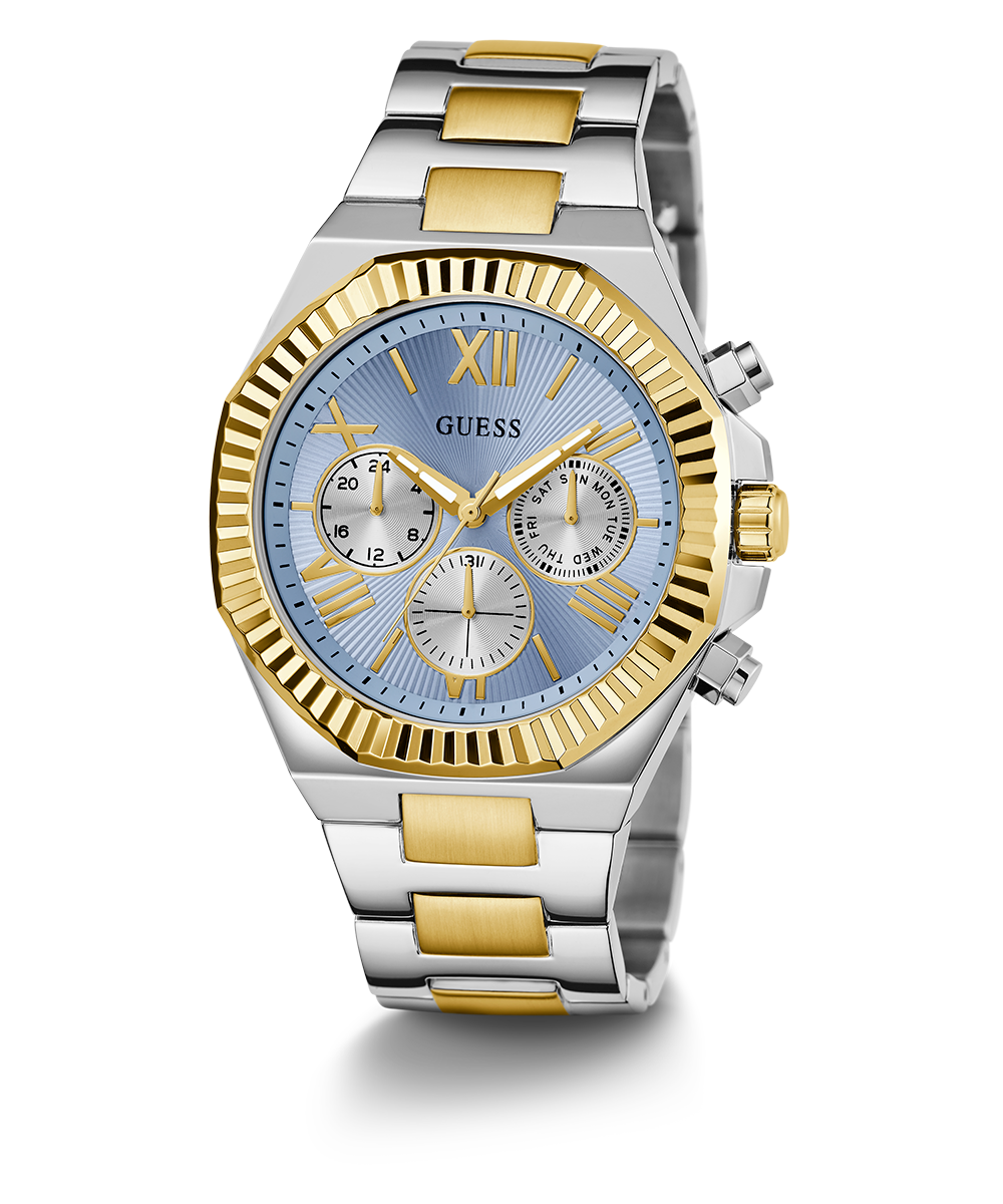 GUESS Equity Mens 2-Tone Multi-function Watch
