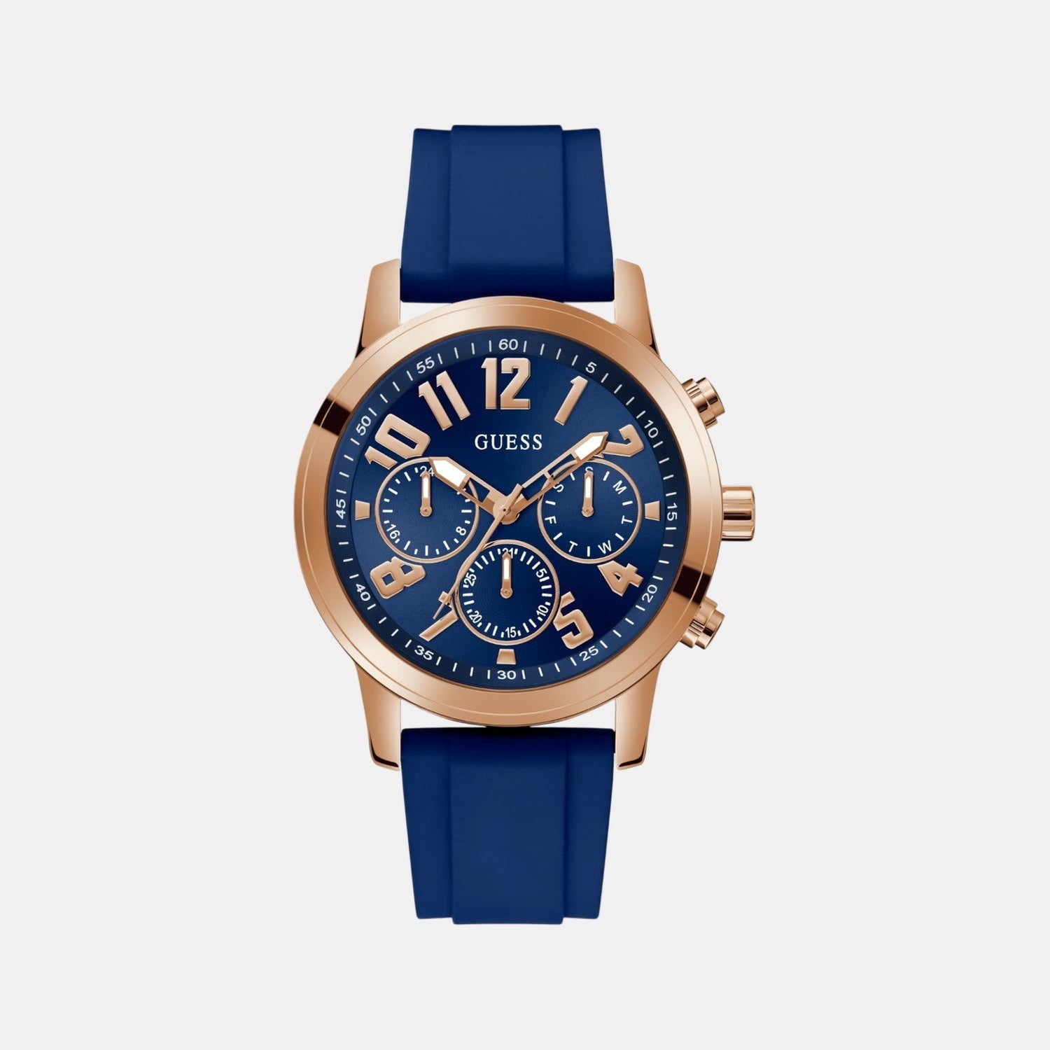 Gd Parker Men Quartz Blue Dial Analog Stainless Steel GW0708G3 - Guess watch