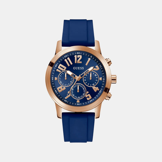 Gd Parker Men Quartz Blue Dial Analog Stainless Steel GW0708G3 - Guess watch
