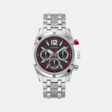 Sport Men Quartz Black Dial Multi-Function Stainless Steel Watch GW0714G1