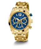 GUESS Mens Gold Tone Multi-function Watch