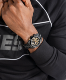 GUESS Mens Black Multi-function Watch