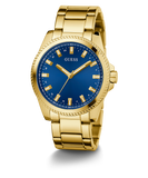 GUESS Mens Gold Tone Analog Watch