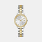 Gd Heartless Women Quartz White Dial Analog Stainless Steel GW0725L1
