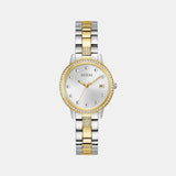 Gd Heartless Women Quartz White Dial Analog Stainless Steel GW0725L1