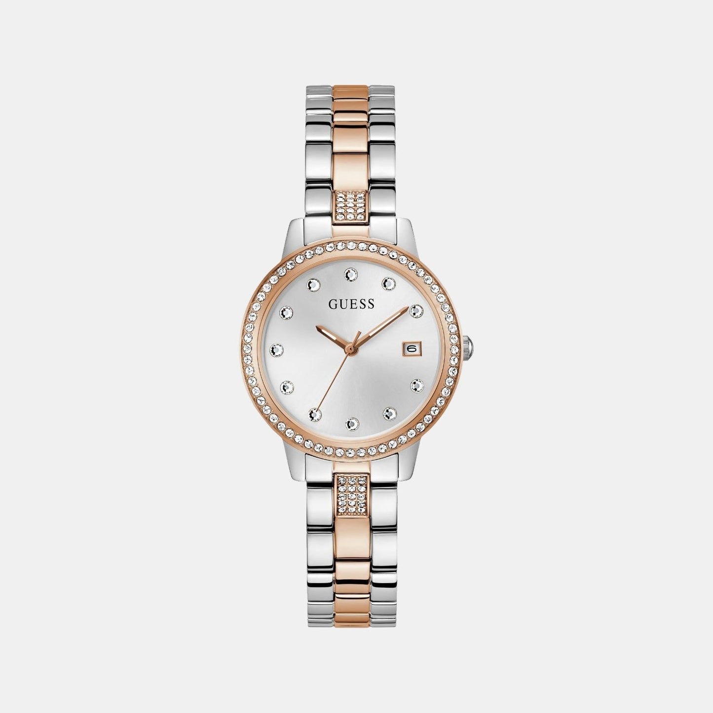 Gd Heartless Women Quartz White Dial Analog Stainless Steel GW0725L2