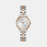 Gd Heartless Women Quartz White Dial Analog Stainless Steel GW0725L2
