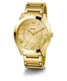 GUESS Mens Gold Tone Analog Watch