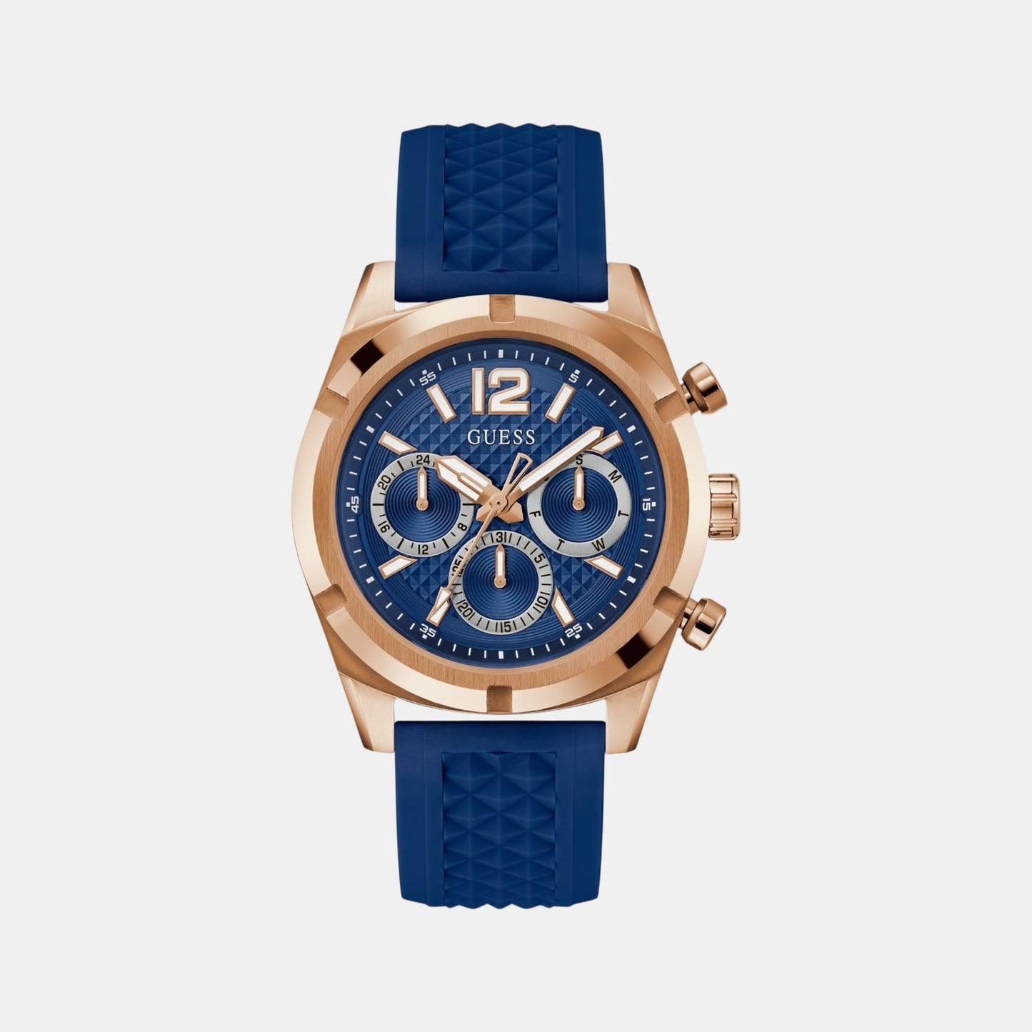 Gs Resistance Men Quartz Blue Dial Analog Stainless Steel GW0729G3