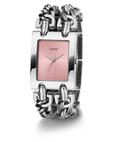 GUESS Mod Heavy Metal Ladies Silver Tone Analog Watch