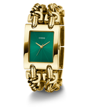 GUESS Mod Heavy Metal Ladies Gold Tone Analog Watch