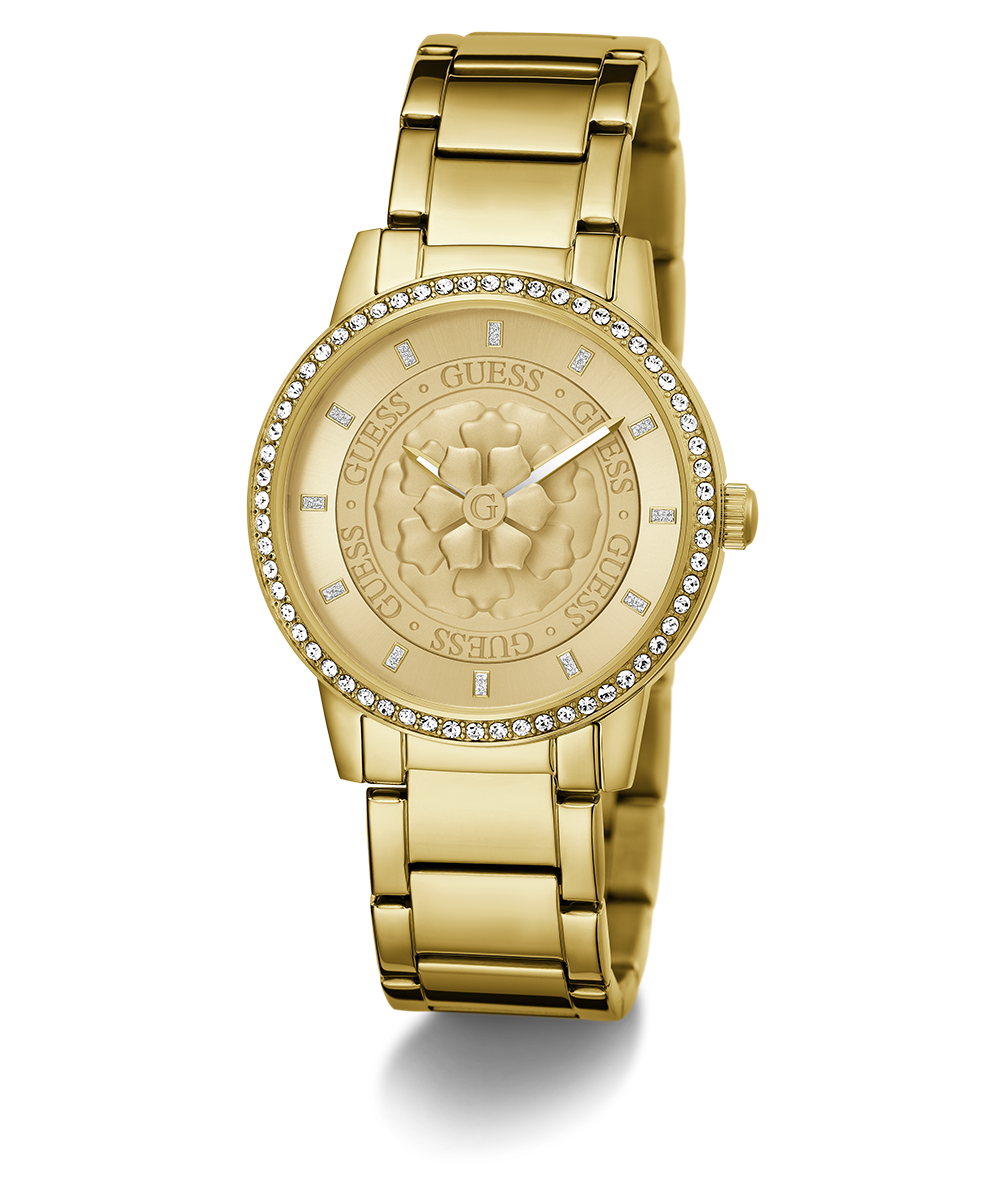 GUESS Ladies Gold Tone Analog Watch
